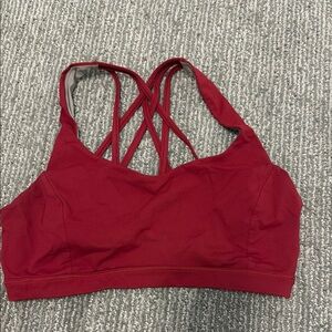 Women's burgundy free to be lululemon Sports Bra